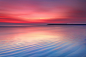 General 2560x1700 soft shading soft gradient  water sunset sunrise orange sky sunset glow ocean view waves landscape nature