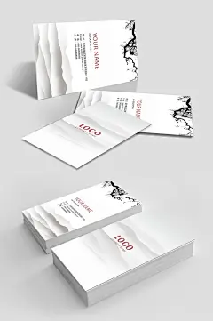 中国风国潮大气名片设计-众图网
