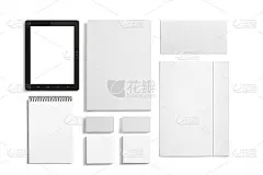 空白文具集孤立白色