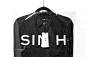 SIN H时尚服饰品牌简洁大气的黑白配色VI设计