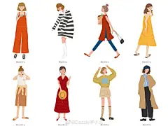 早上好☀️
奉上这一周的指绘小人物合集
其实画画也是一种臭美的方式呢
可以给笔下的人物搭配各种服饰
#插画##头像##原创# 
@插画家园 @手绘插画动漫头像 ​​​​