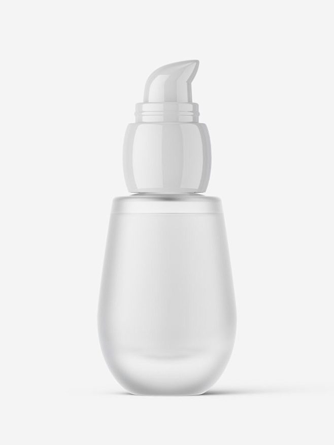 Frosted airless bott...