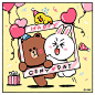 LINE FRIENDS_JP on Instagram: “今日はコニーの日！﻿ #コニーがしたいことは全部してね #食べたいものは全部食べて﻿ ﻿ #誕生日おめでとう #4月17日 #コニーの日﻿ #誕生日 #サプライズ #イベント #プレゼント #風船﻿ #BROWN #CONY #SALLY #LINEFRIENDS”