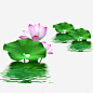 荷叶荷花素材png免扣素材贴图装饰免抠png素材_新图网ixintu.com