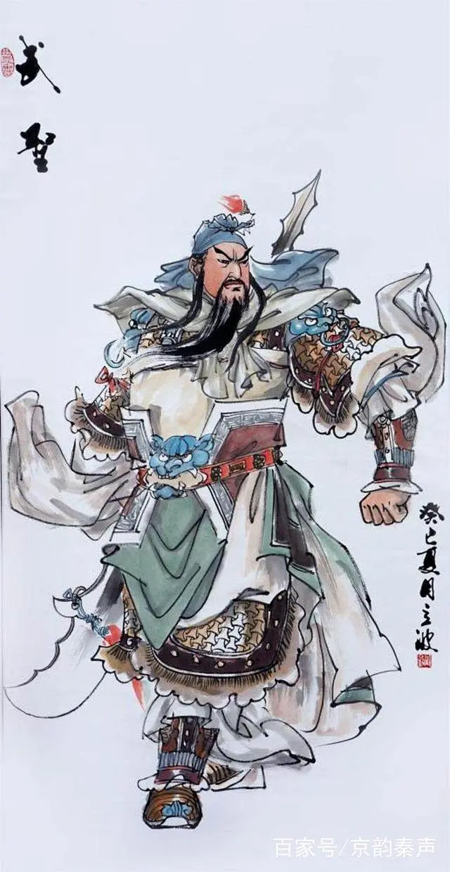 关公画像集 第几张最符合你心目中的关羽-花瓣网