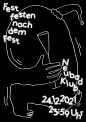 “Fest festen nach dem Fest”, 2021, by Line Rime & sam steiner for Neubad, Switzerland