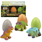 Amazon.com: Animal Planet Grow Eggs- Dinosaur - Hatch and Grow Three Different Super-Sized Dinos (Series 1): Toys & Games