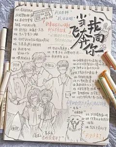 奇思妙想的妙（接实寄）：故事开始于2012年夏天 却从不会结束。“心脏仍会热烈跳动 当我飞奔向你时”
走不出走不出呜呜呜#当我飞奔向你 #当我飞奔向你治愈我的夏天 #手绘 #手写 #日常瞎画@网剧当我飞奔向你