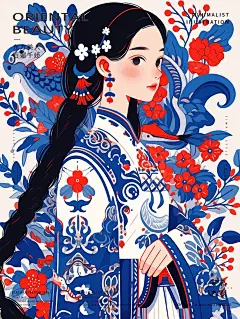 新尝试，哇塞这太好看啦！扁平风艺术人物插画_6_町果_来自小红书网页版