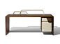 Rectangular writing desk with drawers ALMA By GIORGETTI design Pamela Amine : Download the catalogue and request prices of Alma By giorgetti, rectangular writing desk with drawers design Pamela Amine