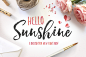 Hello Sunshine Font Duo - Script- 1