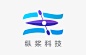 八卦中的水卦演绎成一艘划桨小舟 logo