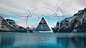 General 1920x1080 photo manipulation polyscape photography mountains lake geometry
