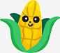 微笑水彩卡通玉米高清素材 儿童节 六一节 卡通玉米 微笑玉米 营养 黄色玉米 免抠png 设计图片 免费下载