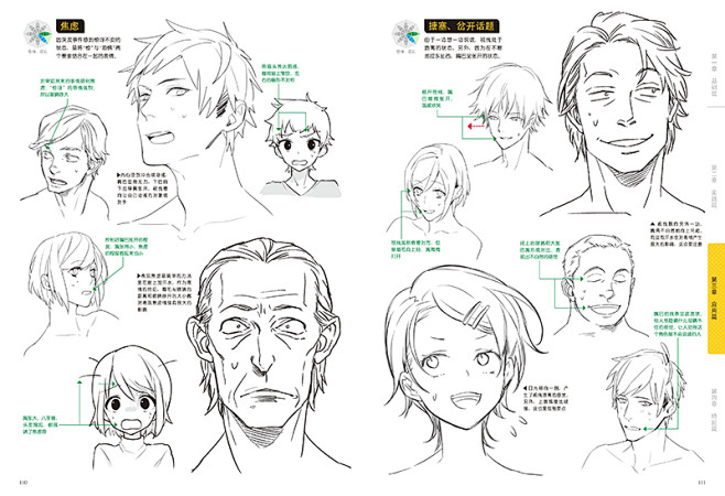 展现漫画角色魅力的800种表情！告别千人...