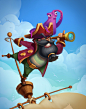 2D 2D art Character game Game Illustration pirate