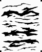 Tiger Stripe Camo Stencil Printable