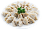 筷子夹起饺子 冬至饺子