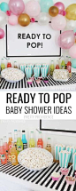 Ready to Pop baby shower theme ideas! LOVE THIS!!!