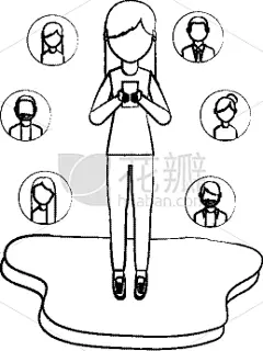 女孩,传媒,人,电子邮件,技术,图像,青少年,站