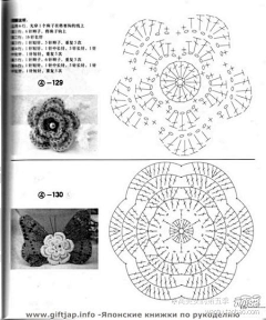 那時花開采集到钩花，针织