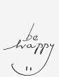 英文字体装饰png免抠素材_新图网 https://ixintu.com 幸福 字体设计 文字排版 英文字装饰 BE HAPPY 变得幸福 通用英文艺术字