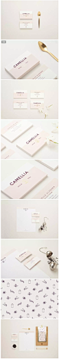 Camellia奶茶店品牌形象VI设计 #设计#