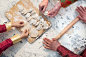 Three generation of women making dumplings, hands only by XiXinXing on 500px 包饺子