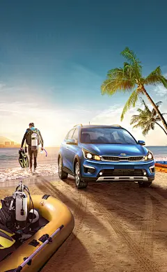 汽车 创意 海报