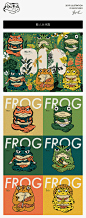 2019年终蛙人插画作品总结，来自@陈晓恒EricStudio 的作品投稿。他专注绘制蛙人插画IP，并将其应用于各个艺术设计领域。 ​​​​