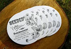 国外创意白色名片设计欣赏