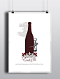 Branding & Print Design for Emile&Fils - Wine Sellers : Branding & Poster design for Emile & Fils, wine sellers.