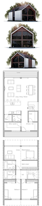 Small House Plan to narrow lot. <a href="http://barefootstyling.com" rel="nofollow" target="_blank">barefootstyling.com</a>