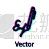 分离着色,白色,黑色,线图标,商务,直的,铅笔,签名,沟通