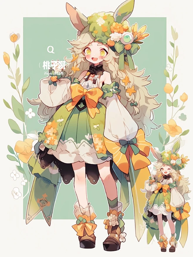 人设‖角色设计，兽娘-花瓣网