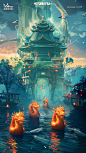 端午节龙舟背景