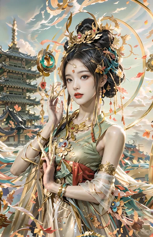 AI绘画 | 天命玄女 织梦星河