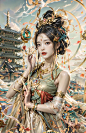 AI绘画 | 天命玄女 织梦星河
