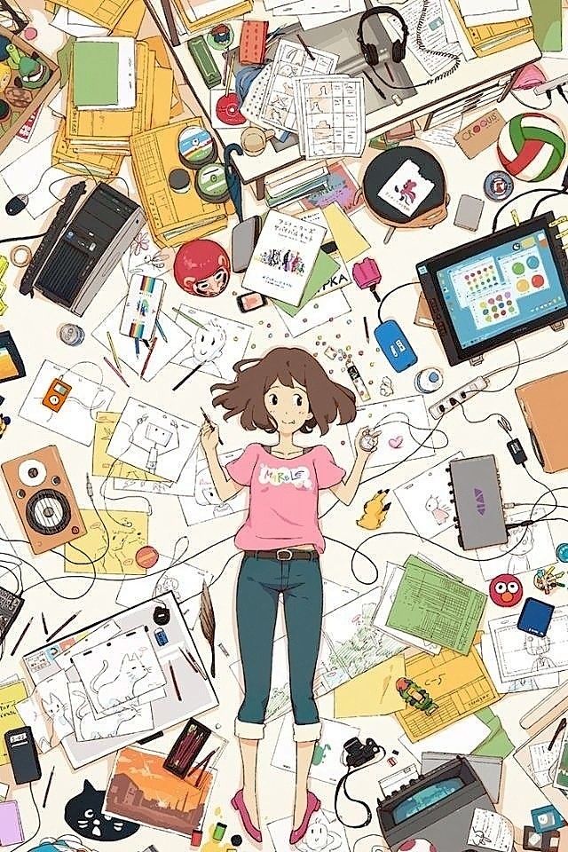 创意漫画 卡通的世界