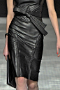 sportmax. black leather.