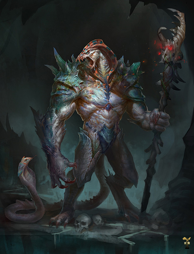 怪物原画怪物设定怪物角色游戏怪物