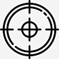 目标图标矢量图标_88ICON https://88icon.com 看 狙击手射击目标 枪靶子 圆形目标