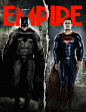 蝙蝠侠和超人登上《Empire》杂志9月号动态封面美图曝光！幕布揭下，俩人以便装韦恩老爷和克拉克·肯特身份亮相！不错~~