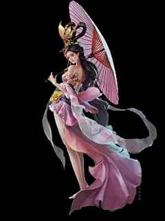 【画师推荐】造型唯美动人 用色大胆奔放，国人画师@尖牙尺 官网发9张作品，有机会被官微推荐，传送O网页链接