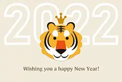 2022年 虎年 小老虎 插画 老虎