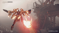 《尼尔：机械纪元》体验版试玩gif - 手绘特效amp;动漫gif - CGwell CG薇儿论坛，最专业的游戏特效师，动画师社区 - Po (1)