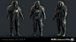 Call of Duty: Infinite Warfare "Phantom" Character, elite3d studio : Based on a character model provided by Infinity Ward we add new pieces to it, gloves, boots, jacket, helmet, scarf, cloth on top of the head, chest belt and the different skin 