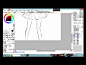 【插画视频教程】 用SAI画的一枚萌妹子绘画过程，挺适合初学者学习的～～～～ http://t.cn/zYUsy7K