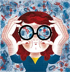 #给你颜色# cristina spanò，来自意大利的插画师和漫画家，画面带有一种很怀旧的色彩，圆鼓鼓的人物也很有表现力~