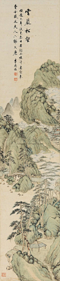 【云岩松壑 立轴 水墨绢本】拍卖品_图片_价格_鉴赏_绘画_雅昌艺术品拍卖网